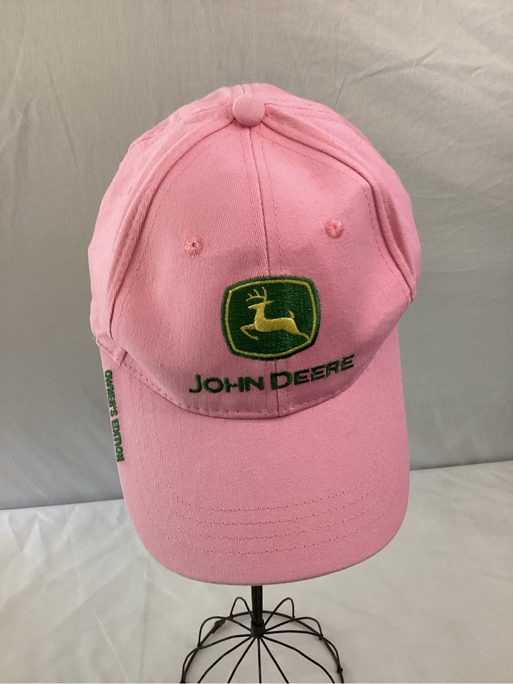 John Deere Women’s Pink John Deere Logo Baseball Cap